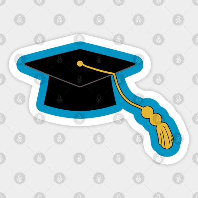 Graduation Cap Sticker by Thedustyphoenix